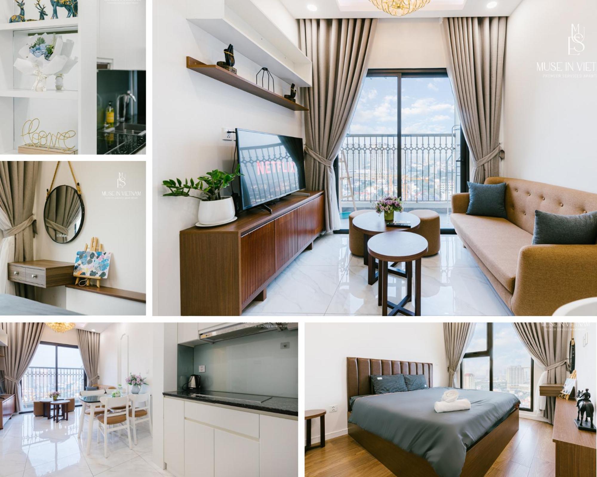 Muse Hanoi Lake View Luxury Apartment - D' Eldorado Hanói Quarto foto